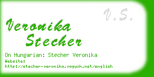 veronika stecher business card